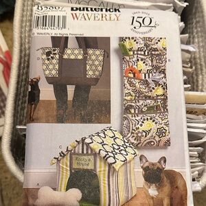 Butterick Waverly Pattern Home Accent Collection for Dog